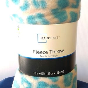 NWOT Fleece throw